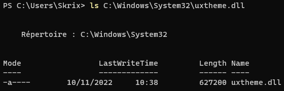 UxTheme.dll in System32